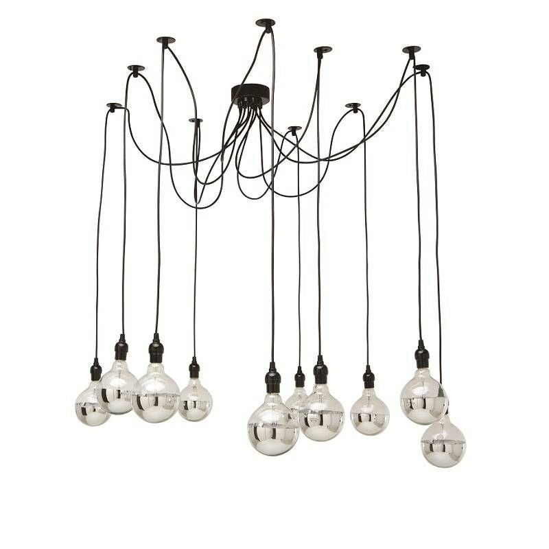 Asaki Multi Bulb Pendant Lamp – Medium, Includes 10 Bulbs At With Best And Newest Multi Bulb Pendants (View 9 of 15)