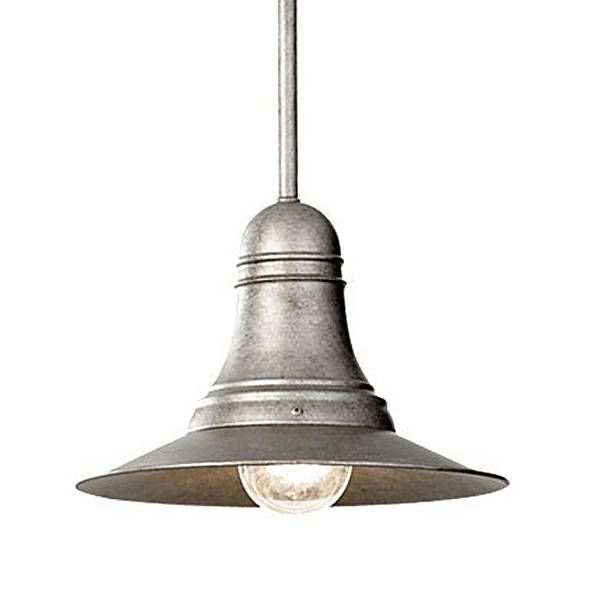 Bell Antique Pewter Pendant Light For Newest Ship Pendant Lights (Photo 2 of 15)
