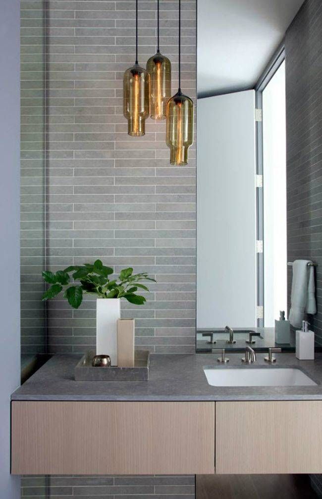 Best 25+ Modern Bathroom Lighting Ideas On Pinterest | Modern For Latest Modern Bathroom Pendant Lighting (View 5 of 15)