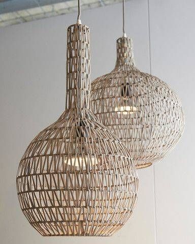 Best 25+ Rattan Pendant Light Ideas On Pinterest | Bamboo Lamp Regarding 2018 Unusual Pendant Lights (Photo 11 of 15)