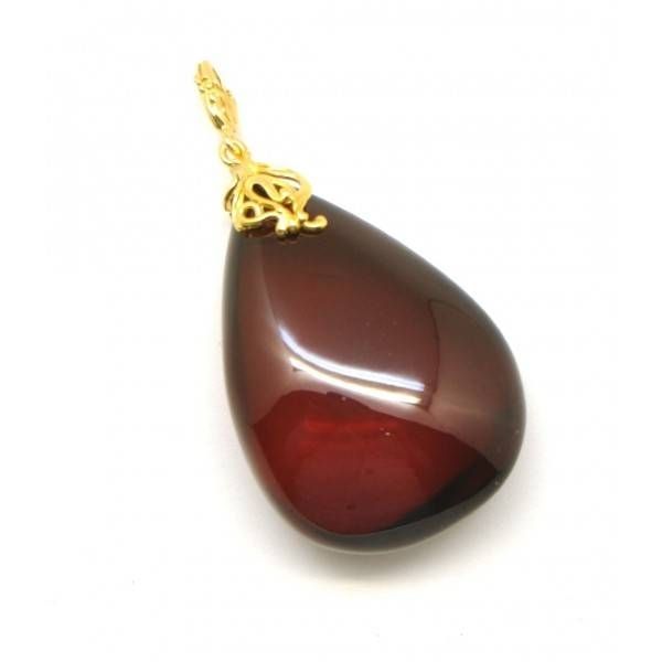 Big Cherry Baltic Amber Drop Pendant 14 G. From Online Baltic With Regard To 2018 Cherry Pendants (Photo 8 of 15)