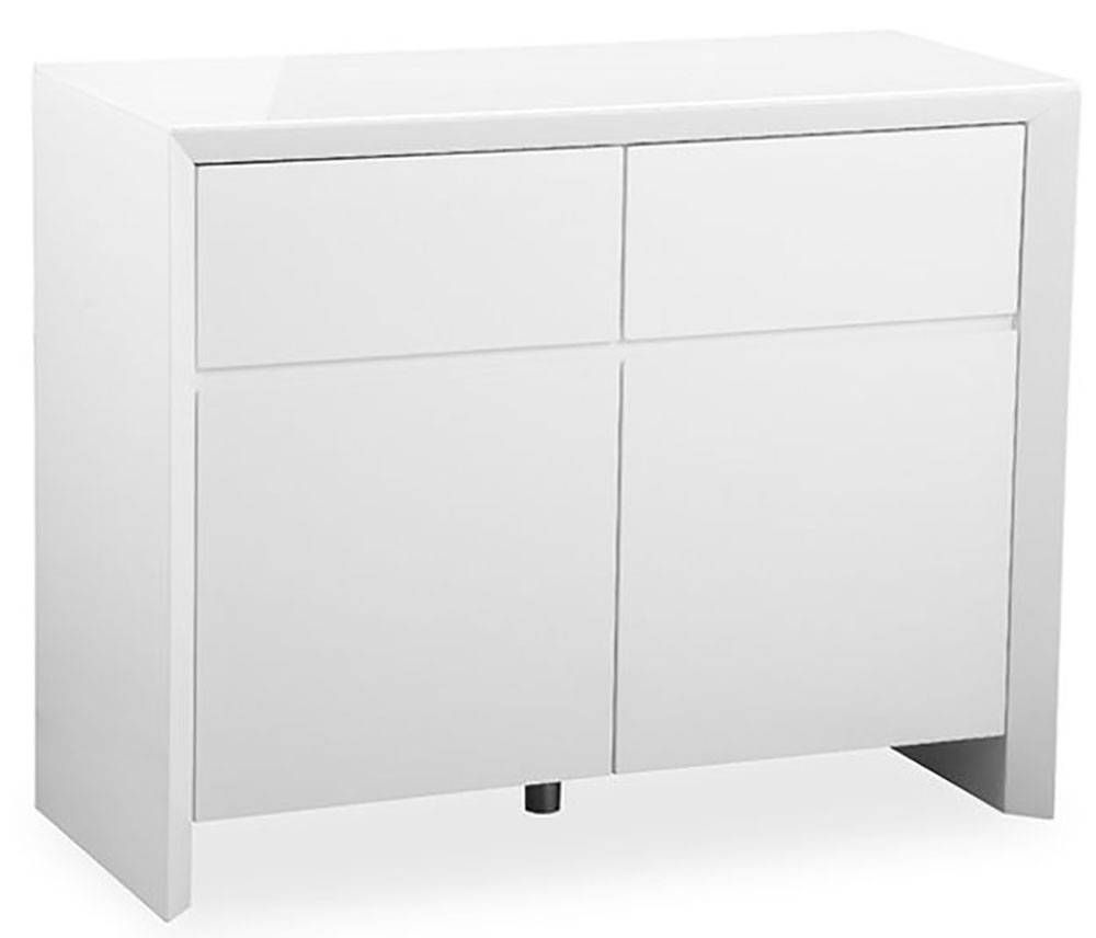Buy Zeus White High Gloss Small Sideboard Online – Cfs Uk Inside White High Gloss Sideboards (Photo 6 of 15)