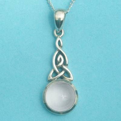Celtic Moonstone Pendant For You At Gryphon's Moon Inside Most Current Unusual Pendants (Photo 4 of 15)