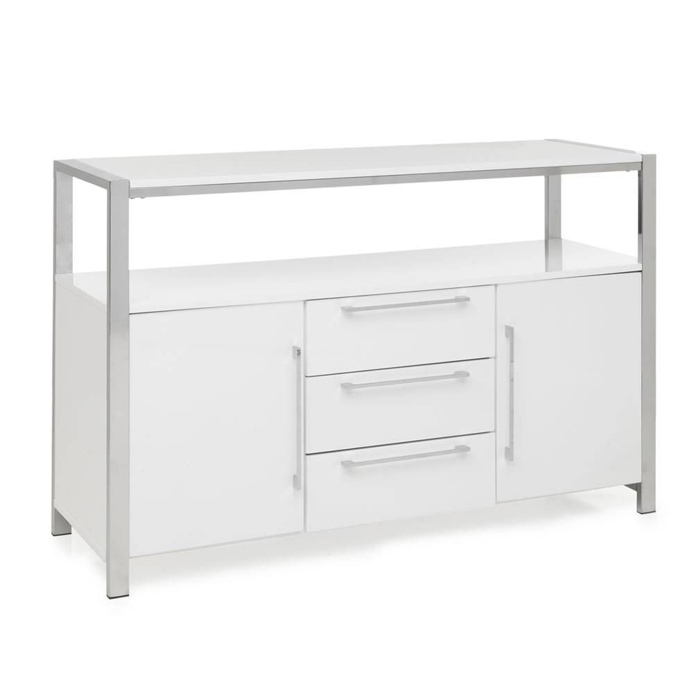 Charisma Sideboard White Gloss At Wilko With Regard To Gloss White Sideboards (View 11 of 15)