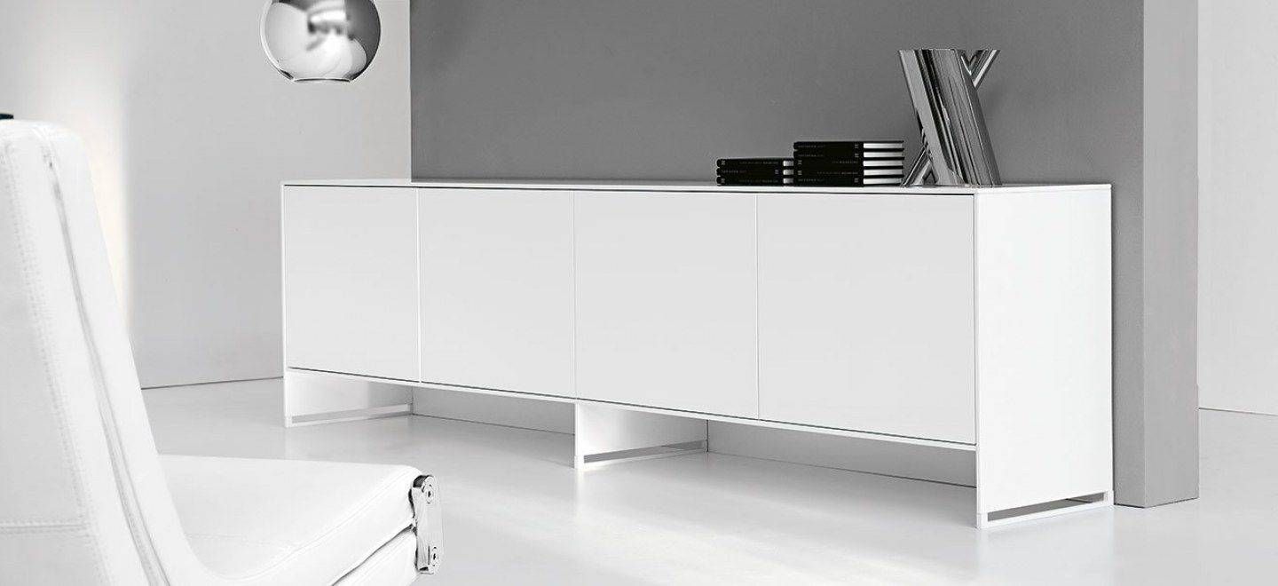 Contemporary Sideboard / Lacquered Wood / Oak / Walnut – Oasis Throughout Contemporary White Sideboards (Photo 8 of 15)