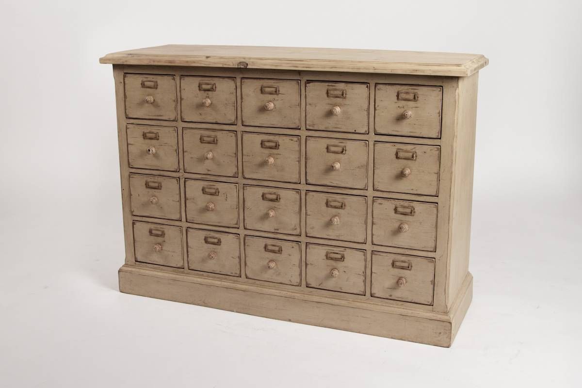 Cream Wood Multi Drawer Sideboard – Chest Of Drawers – Storage With Multi Drawer Sideboards (View 2 of 15)
