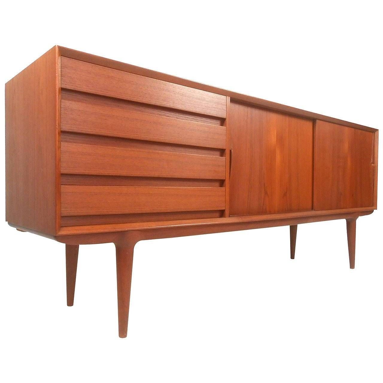 Danish Mid Century Danish Modern Sideboardh.w. Klein For Sale In Small Modern Sideboards (Photo 9 of 15)