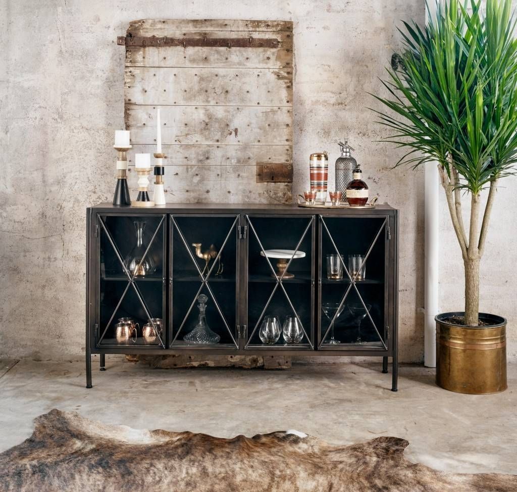 Dining Room Sideboards & Buffet Decor | Zin Home Blog With Metal Sideboard Furniture (Photo 3 of 15)