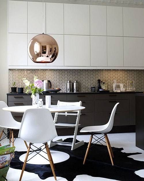Dining Table Light | Brooklyn Brownstone Pertaining To 2018 Tom Dixon Copper Shade Pendants (Photo 12 of 15)
