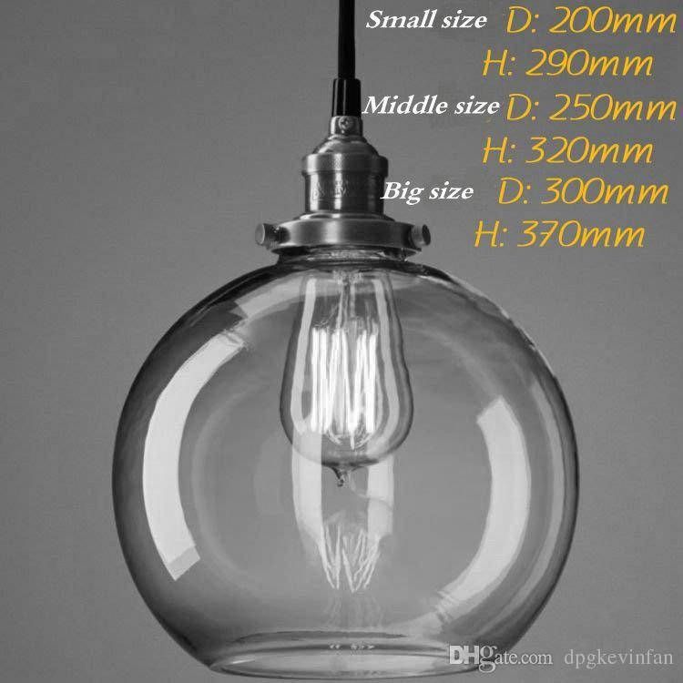 Discount Clear Glass Globe Pendan Light Modern Kitchen Pendant In 2017 Ceiling Pendant Lights (View 12 of 15)