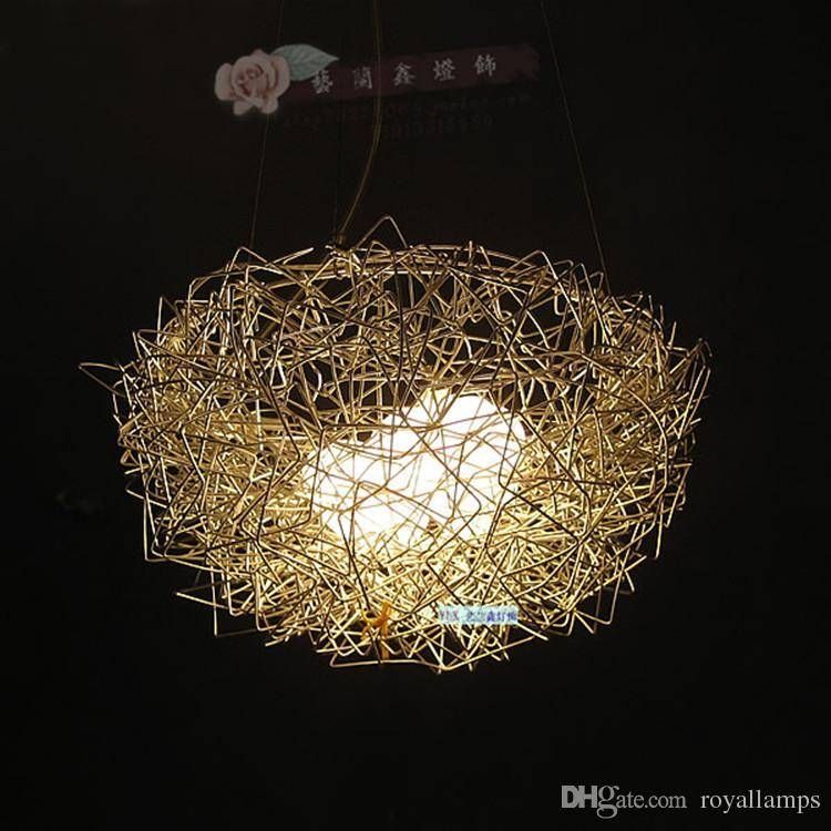 Discount Creative Nest Lamp Pendant Lights Trendy Led Pendant With Most Recent Trendy Pendant Lights (Photo 1 of 15)
