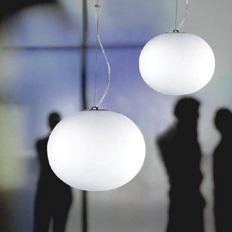 Discount New Flos Glo Ball Pendant Lamp Modern Chandelier Glass With Regard To Most Up To Date Flos Glo Ball Pendants (Photo 7 of 15)