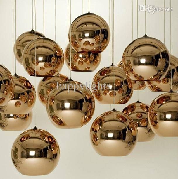 Discount Tom Dixon 30cm Copper Shade Mirror Ball Suspension Within 2017 Mirror Ball Pendant Lights (View 14 of 15)