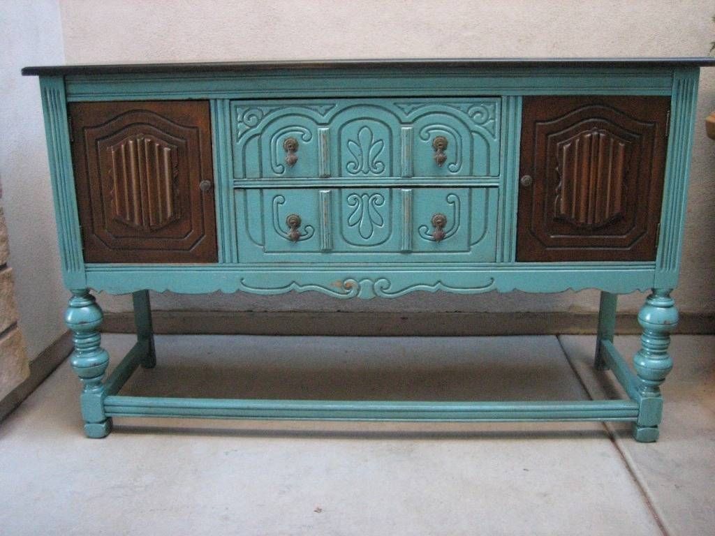Distressed Buffet Sideboard Ideas — New Decoration : Distressed In Distressed Sideboards And Buffets (Photo 7 of 15)