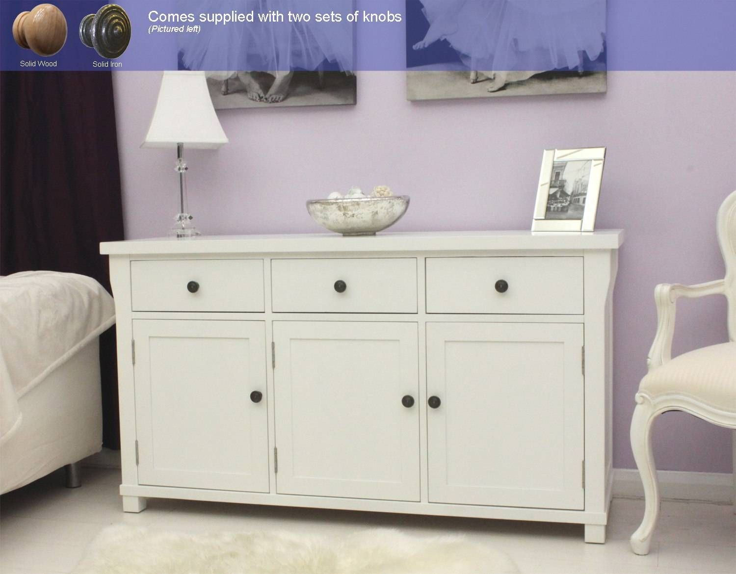 Download Dining Room Sideboard White | Gen4congress With White Wood Sideboards (Photo 12 of 15)