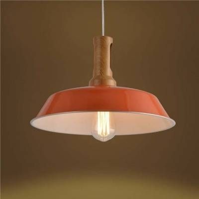 Fashion Style Pendant Lights, Orange Industrial Lighting In Most Popular Orange Pendant Lamps (View 15 of 15)