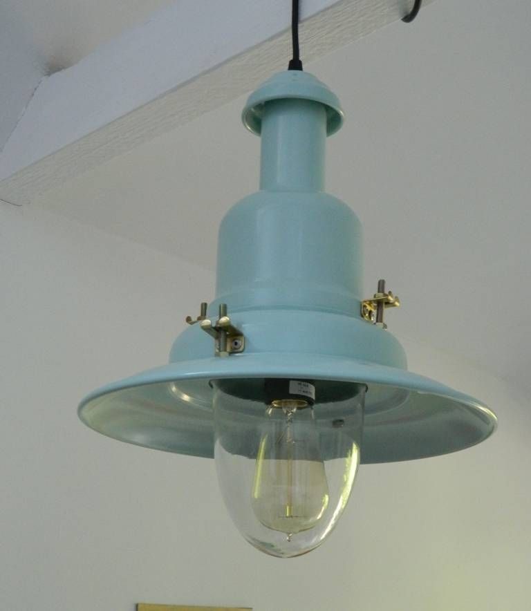 Fisherman's Pendant Light In Choice Of Blue Regarding Most Up To Date Fishermans Pendant Lights (View 5 of 15)