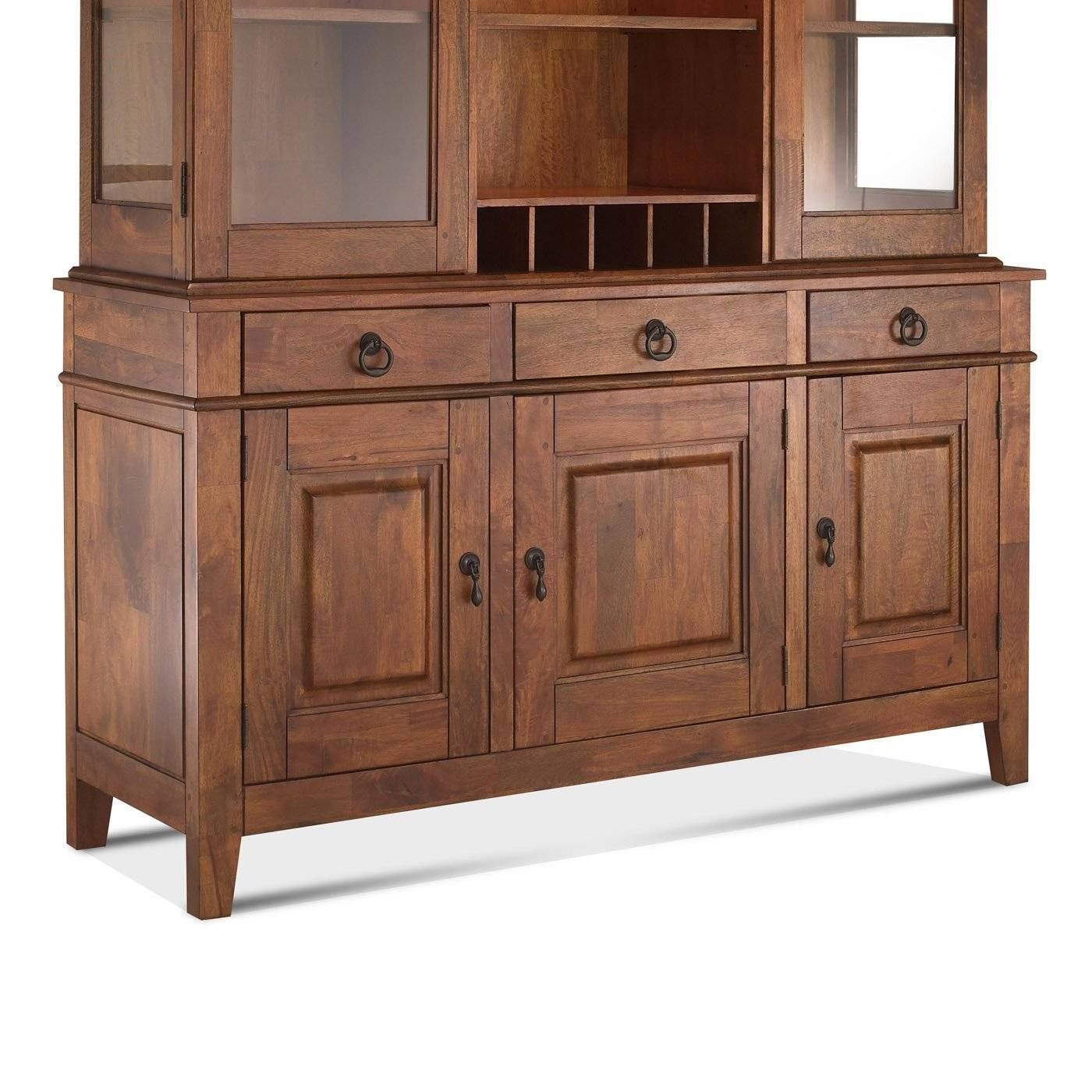 Furniture: Buffets And Sideboards | Mirrored Buffet Cabinet For Solid Wood Sideboards And Buffets (Photo 8 of 15)