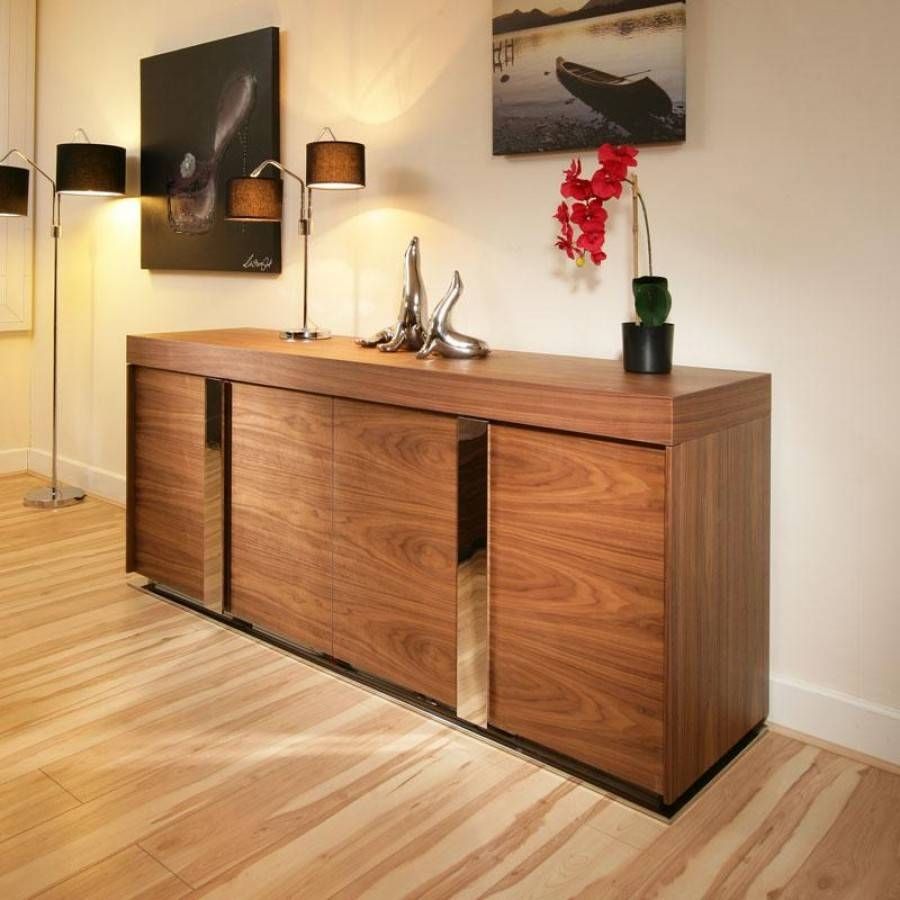 Furniture: Narrow Buffet Cabinet With Modern Sideboard Also For Contemporary Sideboard Cabinets (Photo 7 of 15)