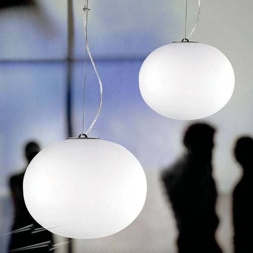 Fz101 – Flos Opal White Glo Ball S1 Pendant – Globe Suspension With Most Up To Date Glo Ball Pendants (Photo 5 of 15)