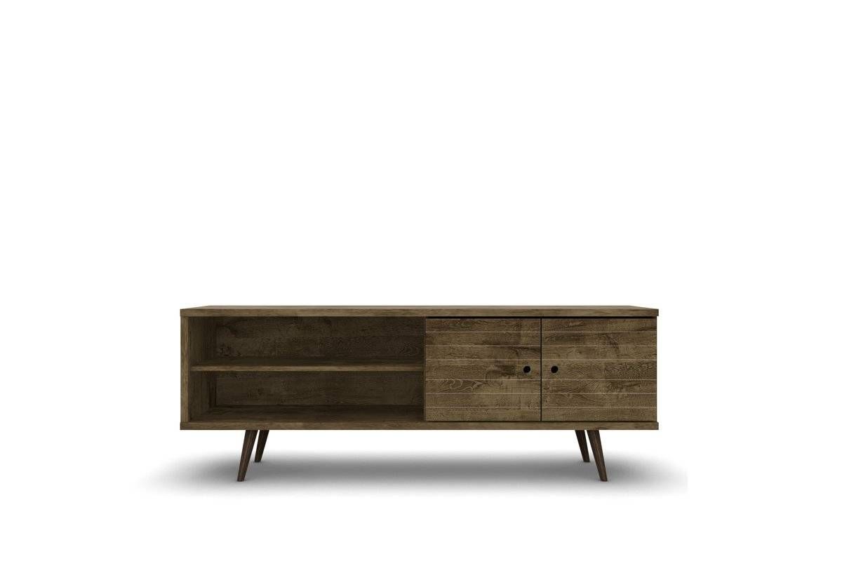 George Oliver Lewis 62.99" Mid Century – Modern Tv Stand With 3 Intended For Sideboards Tv (Photo 14 of 15)
