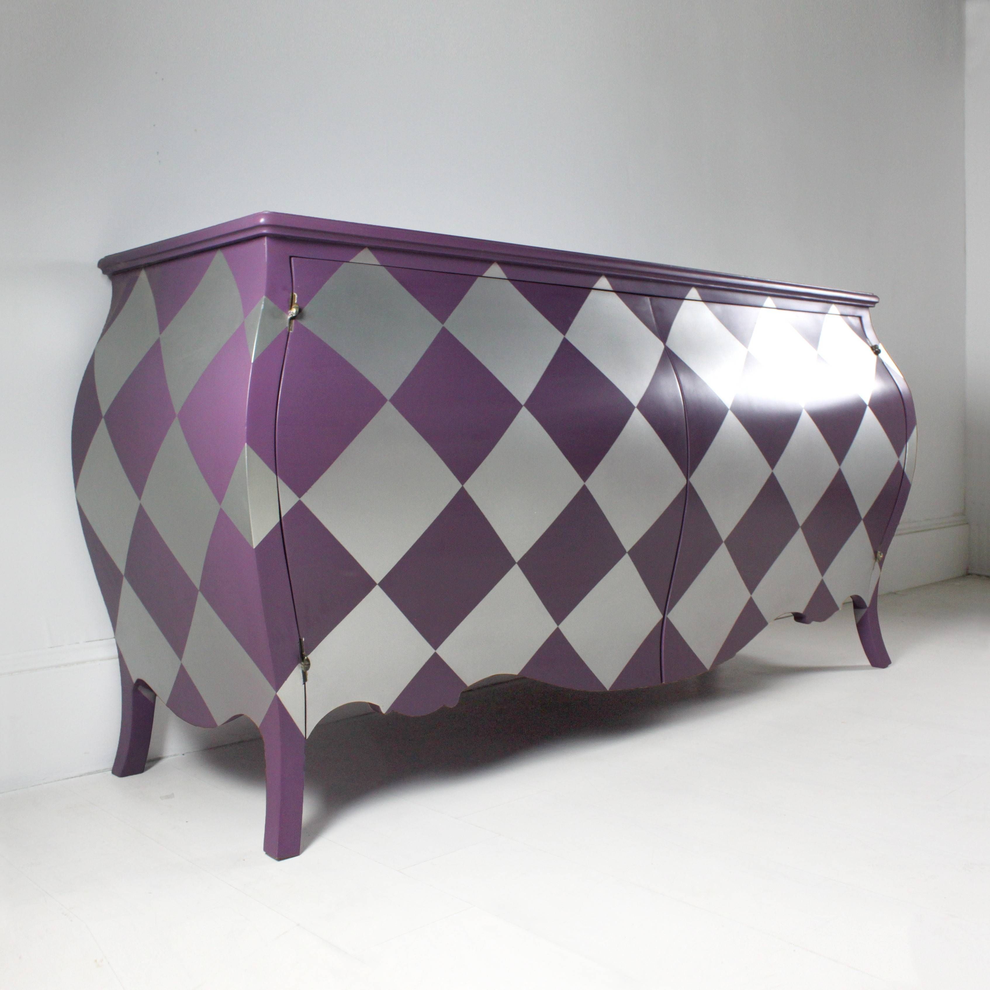 Harlequin Sideboard In Purple For Purple Sideboards (View 3 of 15)
