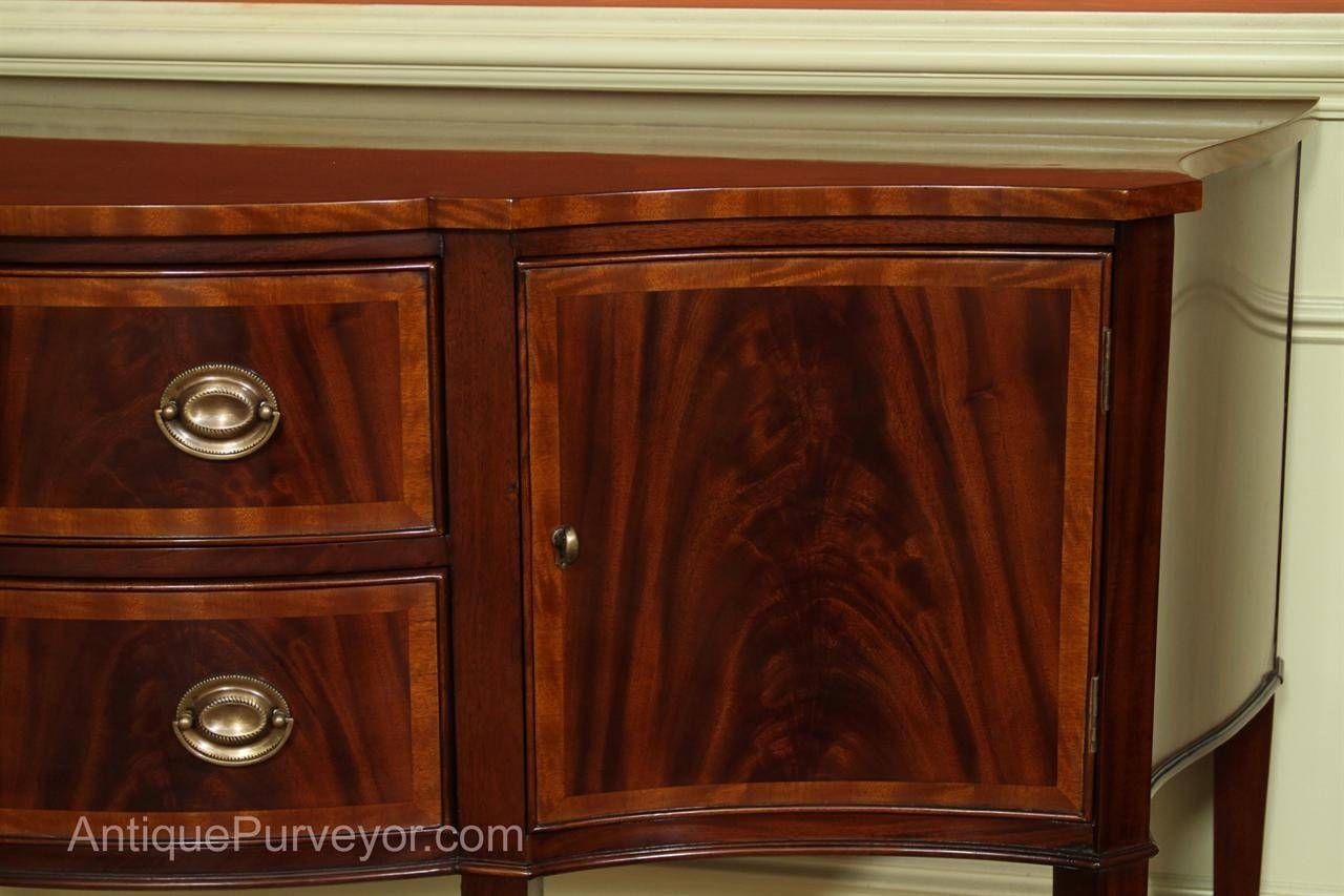 Hepplewhite Or Federal Sideboard, High End Furniture For Mahogany Sideboard Furniture (View 12 of 15)