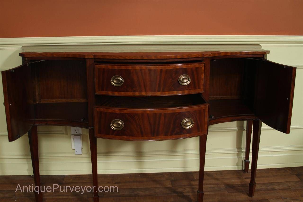 Hepplewhite Or Federal Sideboard, High End Furniture Throughout Mahogany Sideboard Furniture (Photo 6 of 15)