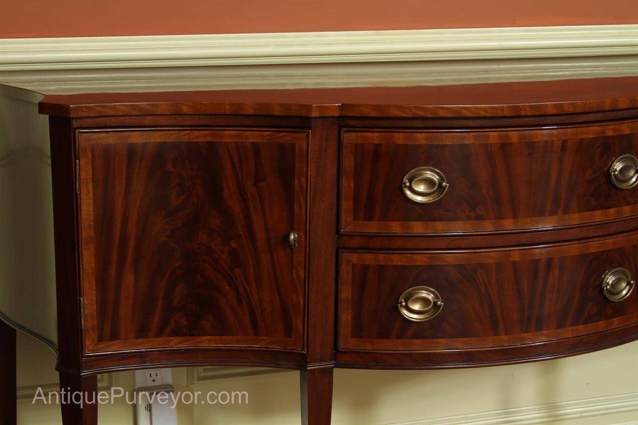 Hepplewhite Or Federal Sideboard, High End Furniture Within Mahogany Buffet Sideboards (View 12 of 15)
