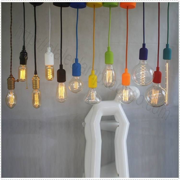 Hot Selling!! Vintage Decoration Bulb E27 Tungsten Wire Silk Light For 2017 E27 Pendant Lights (View 7 of 15)