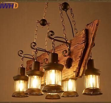 Iwhd American Loft Vintage Industrial Led Pendant Lights Retro In Recent Ship Pendant Lights (View 14 of 15)