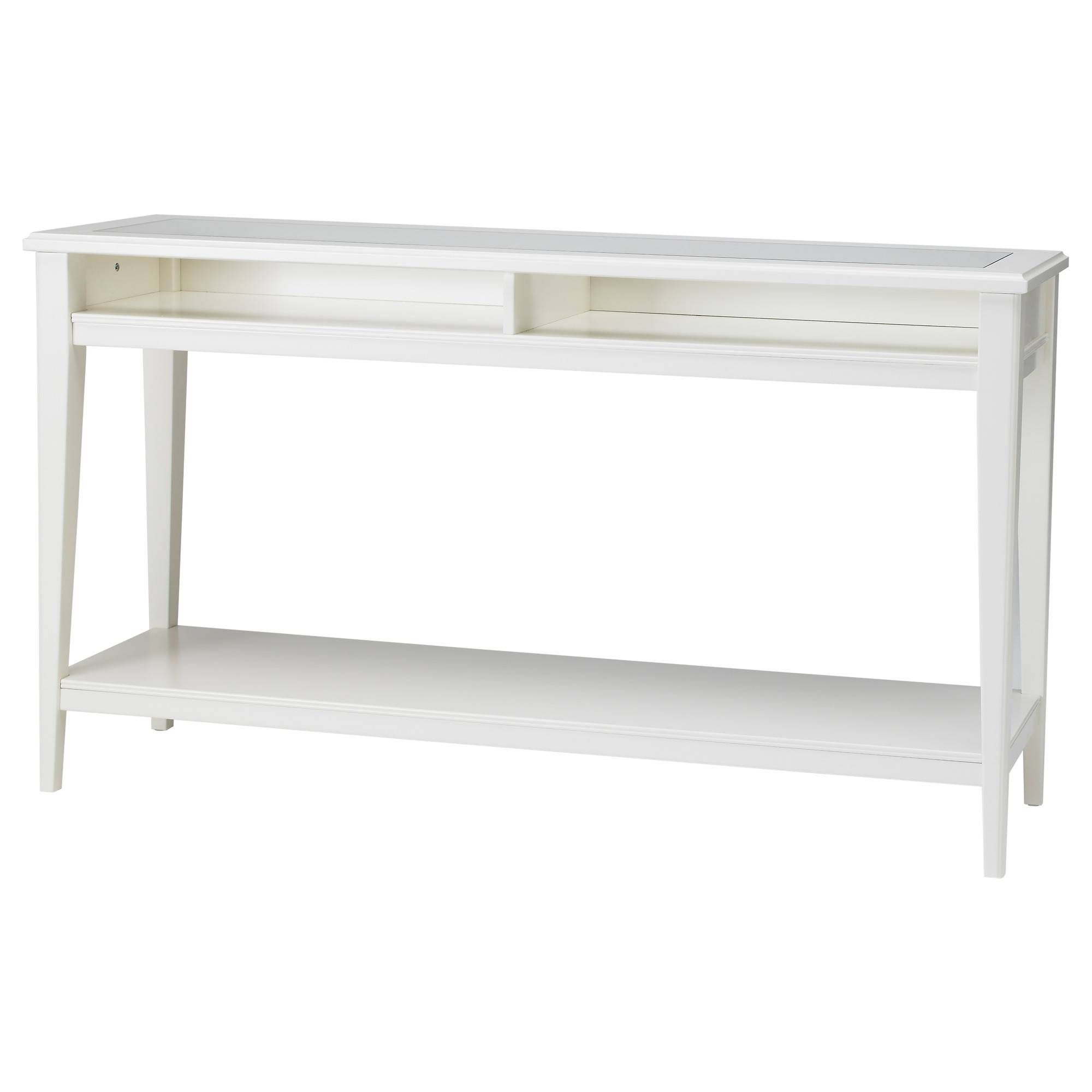 Liatorp Console Table – White/glass – Ikea In White Glass Sideboards (Photo 5 of 15)