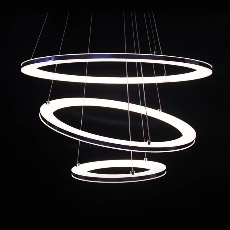 Lighting – Ceiling Lights – Pendant Lights – Modern Simple Acrylic Throughout Most Recent Circle Pendant Lights (View 15 of 15)