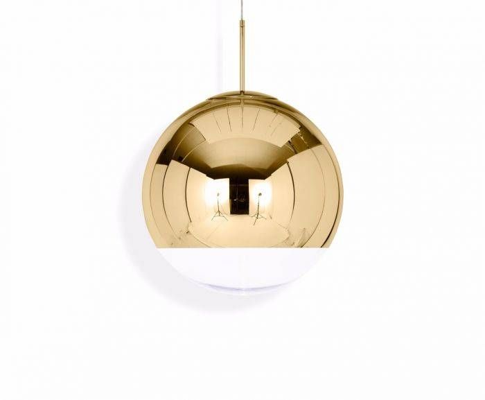 Mirror Ball Gold 50 Pendant | Pendant Lights | Tom Dixon For Most Recent Tom Dixon Mirror Ball Pendants (View 2 of 15)