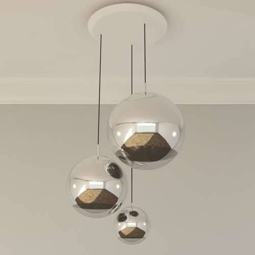 Mirror Ball Multipoint Pendant Lighttom Dixon | Ylighting Within Most Recently Released Tom Dixon Mirror Ball Pendant Lights (Photo 1 of 15)