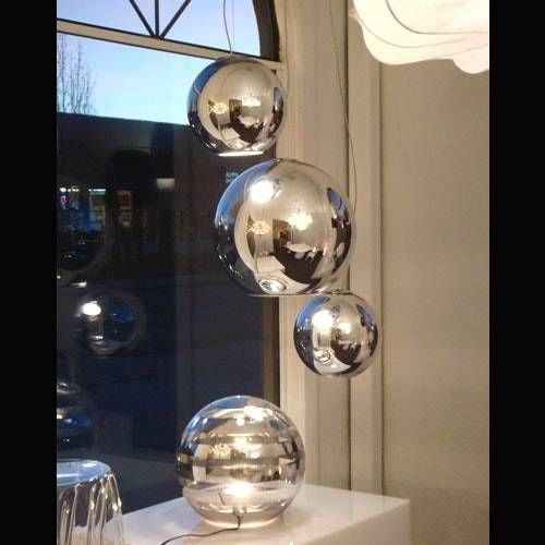 Mirror Ball Pendant Light With Fontanaarte Globo Di Luce Lamp Inside 2017 Mirror Ball Pendant Lights (View 15 of 15)