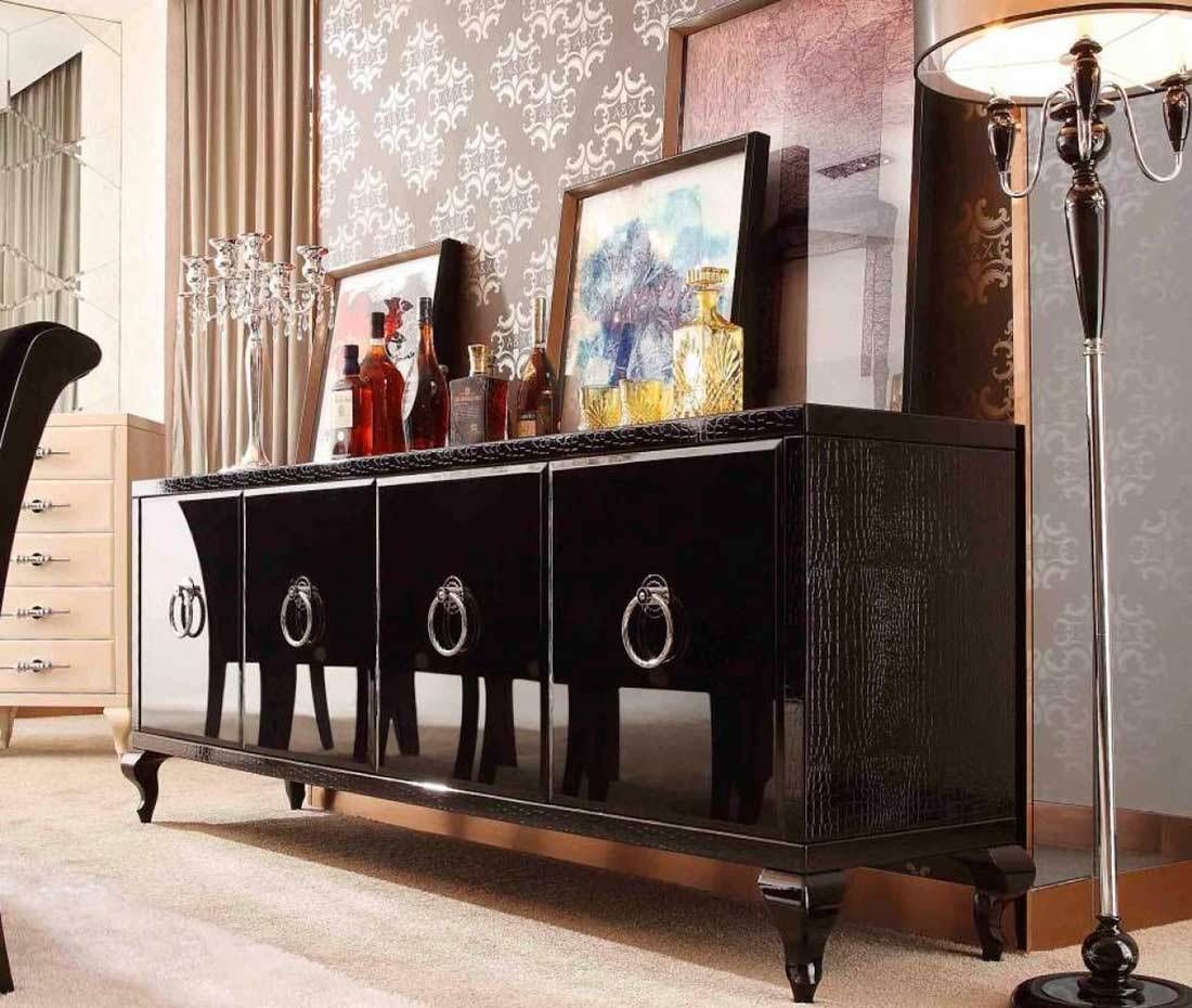 Modern Buffets | Contemporary Stations Pertaining To Cheap Black Sideboards (Photo 10 of 15)