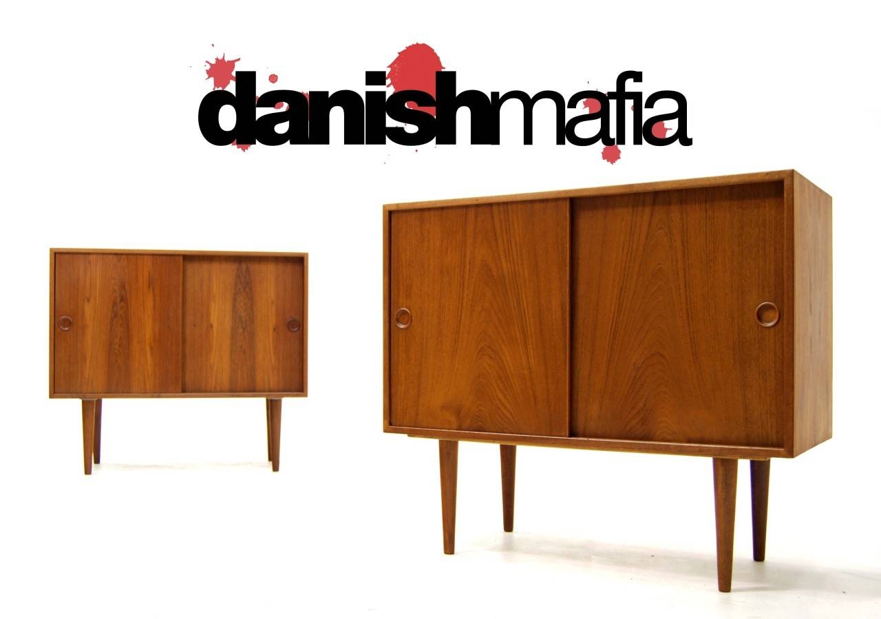 Modern Credenzas Sideboards Mid Century Danish Modern Teak With Small Modern Sideboards (Photo 1 of 15)