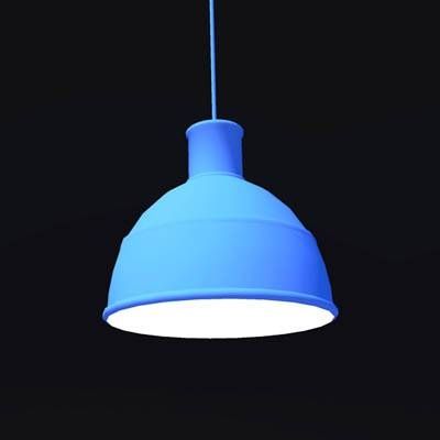 Muuto Unfold 3d Model – Formfonts 3d Models & Textures Pertaining To 2017 Rubber Pendant Lights (View 6 of 15)
