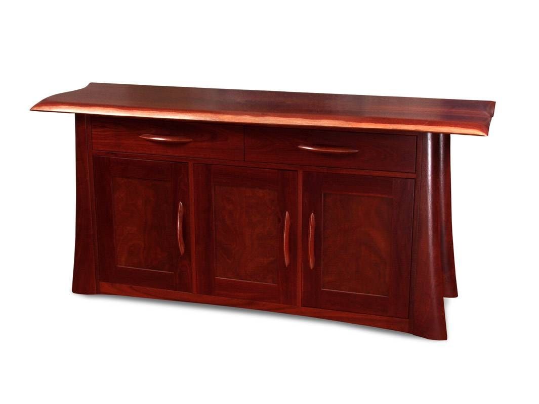Natural Edge Jarrah Sideboard • Fine Furniture Design | Fine Regarding Hardwood Sideboards (View 6 of 15)
