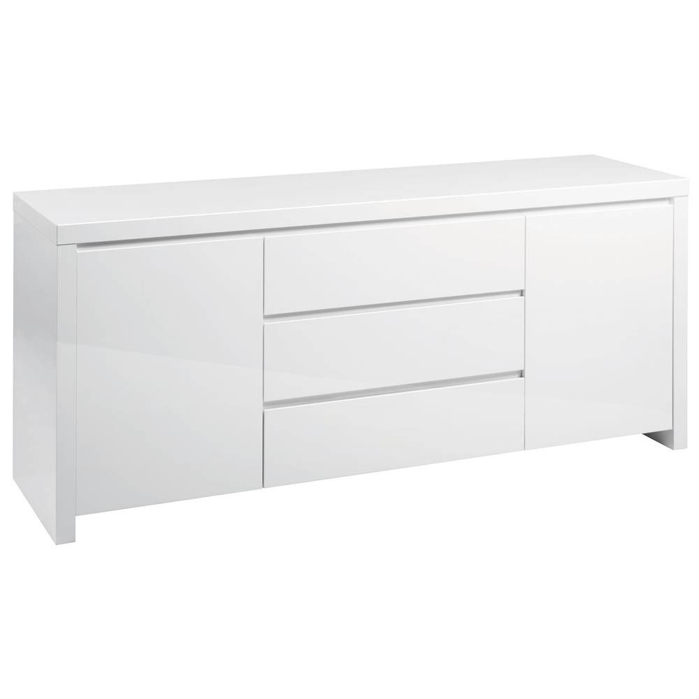 Newton Storage Sideboard White – Dwell Intended For Large White Sideboards (Photo 8 of 15)
