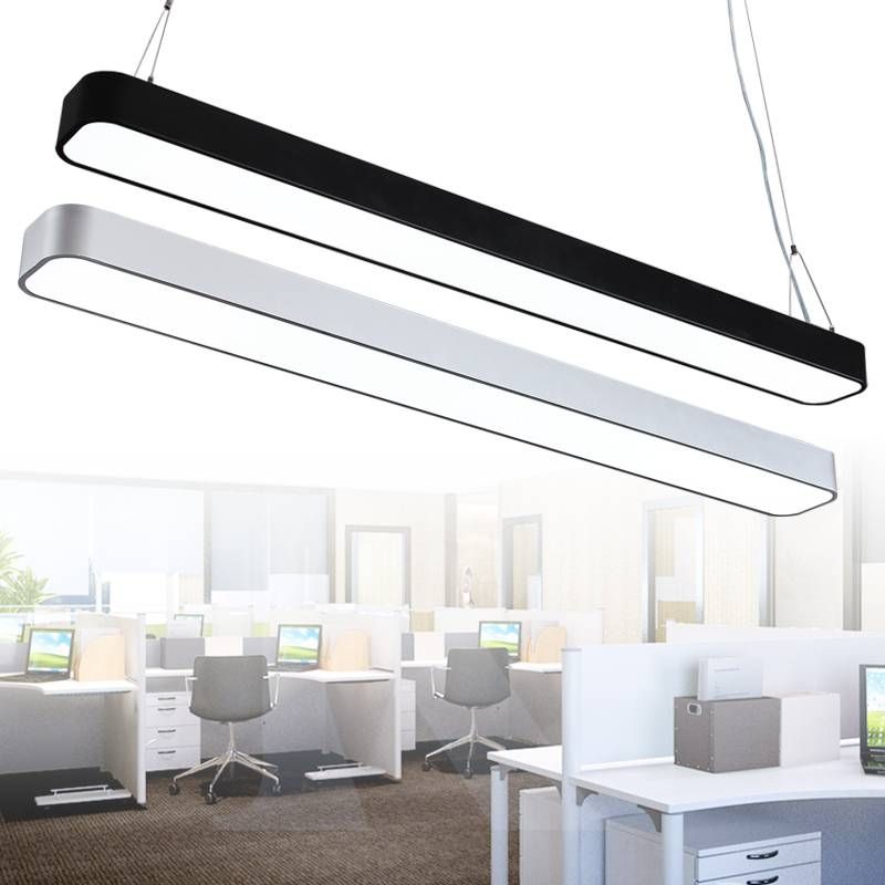 Online Shop Modern Office Lighting Led Long Pendant Lights Border Inside Most Up To Date Office Pendant Lighting (Photo 13 of 15)