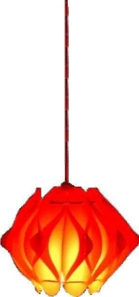 Orange Pendant Lamp – Foter Throughout 2018 Orange Pendant Lights (View 14 of 15)