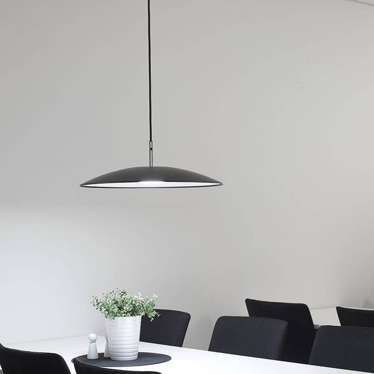 Pendant Lamp / Contemporary / Steel / Dimmable – Terso Flat Inside Newest Flat Pendant Lights (Photo 4 of 15)