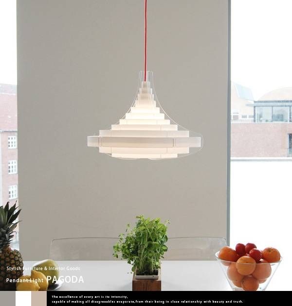 Prs | Rakuten Global Market: Ceiling Lighting Pendant Lights Vita Pertaining To Latest Pagoda Pendant Lights (View 5 of 15)