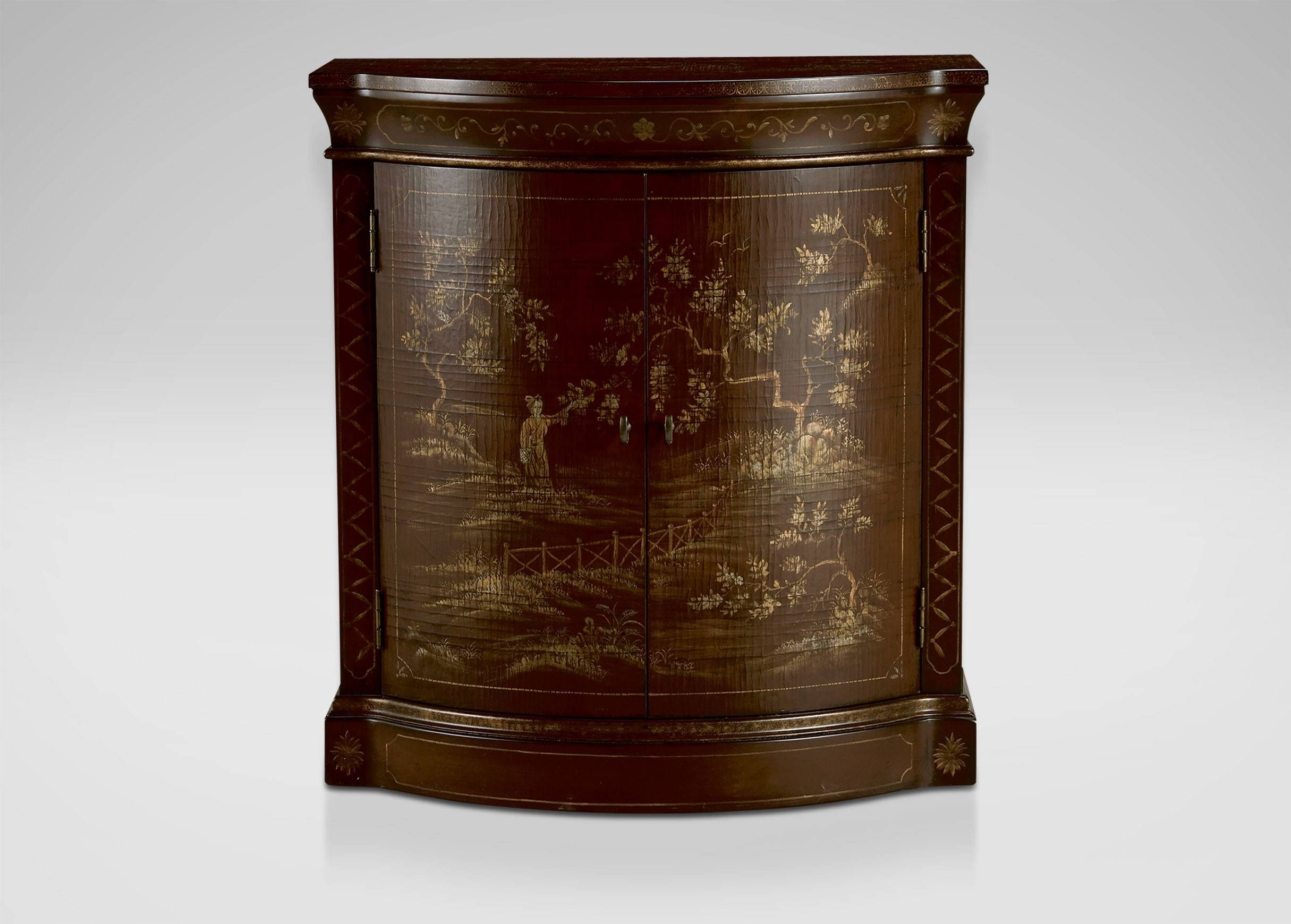Ruby Chinoiserie Cabinet | Buffets, Sideboards & Servers | Ethan Allen Throughout Chinoiserie Sideboards (Photo 5 of 15)