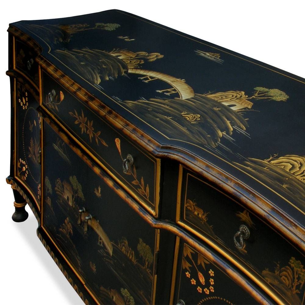 Scenery Design Sideboard With Regard To Chinoiserie Sideboards (Photo 7 of 15)
