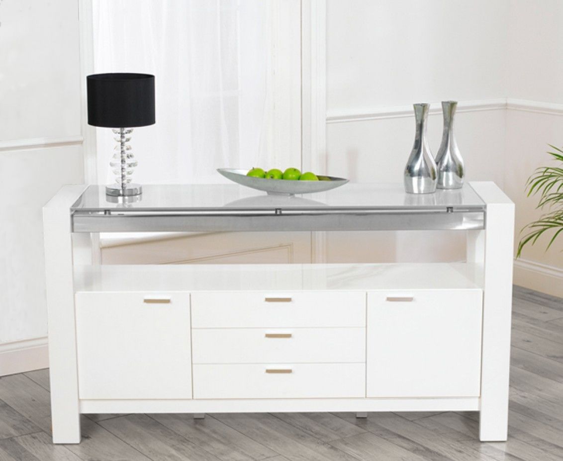 Sideboard : Best White High Gloss Sideboards Aspen Long Cabinet Within Habitat Sideboards (View 14 of 15)