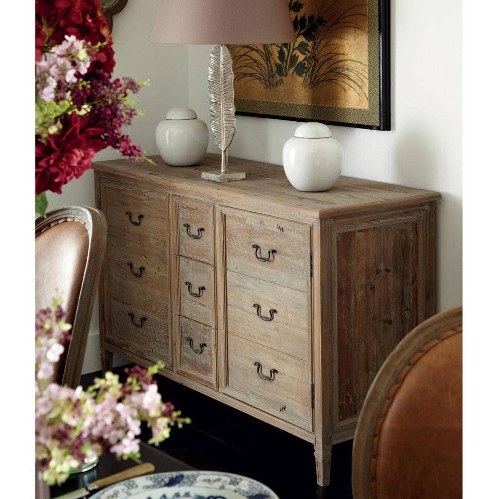 Sideboards: Awesome Distressed Pine Sideboard Rustic Buffet With Distressed Wood Sideboards (Photo 13 of 15)