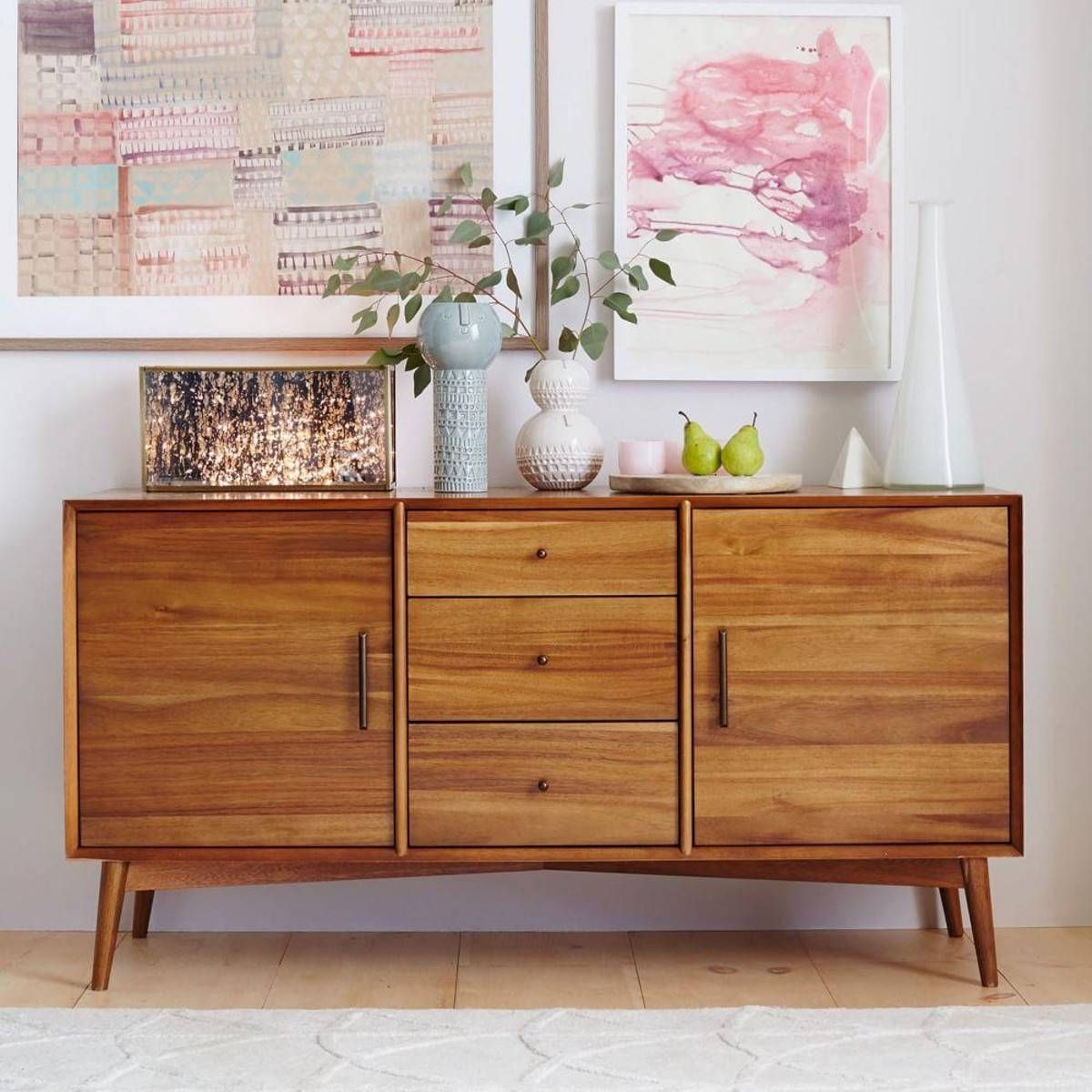 Sideboards. Awesome Mid Century Sideboard: Mid Century Sideboard For Retro Buffet Sideboards (Photo 5 of 15)